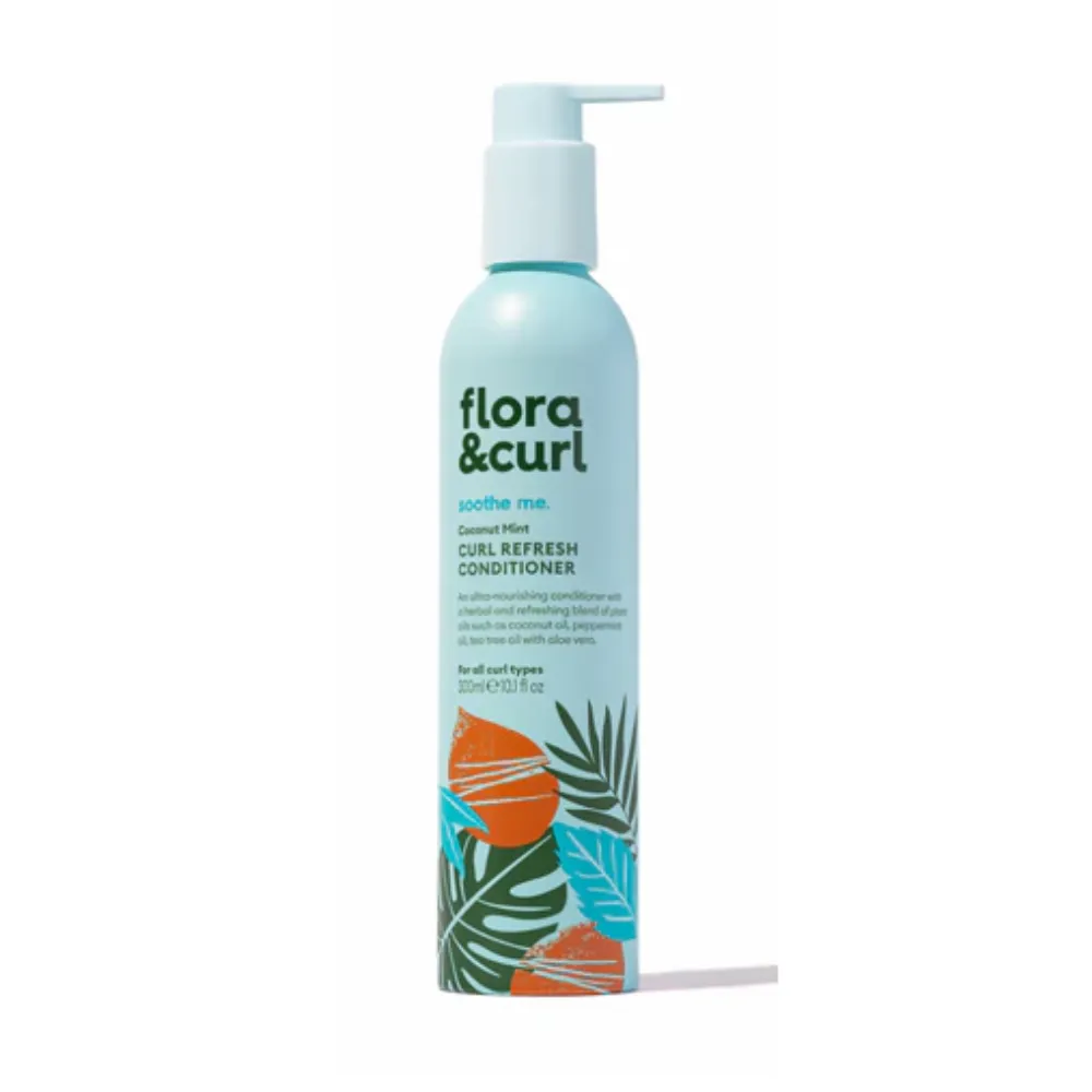 Flora Curl Coconut Mint Curl Refresh Acondicionador 300ml Flora Curl Coconut Mint Curl Refresh Acondicionador 300ml